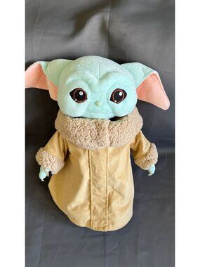 The Child Plush Toy With Tan Coat - 11 Inches - Soft & Cuddly - Star Wars Inspir